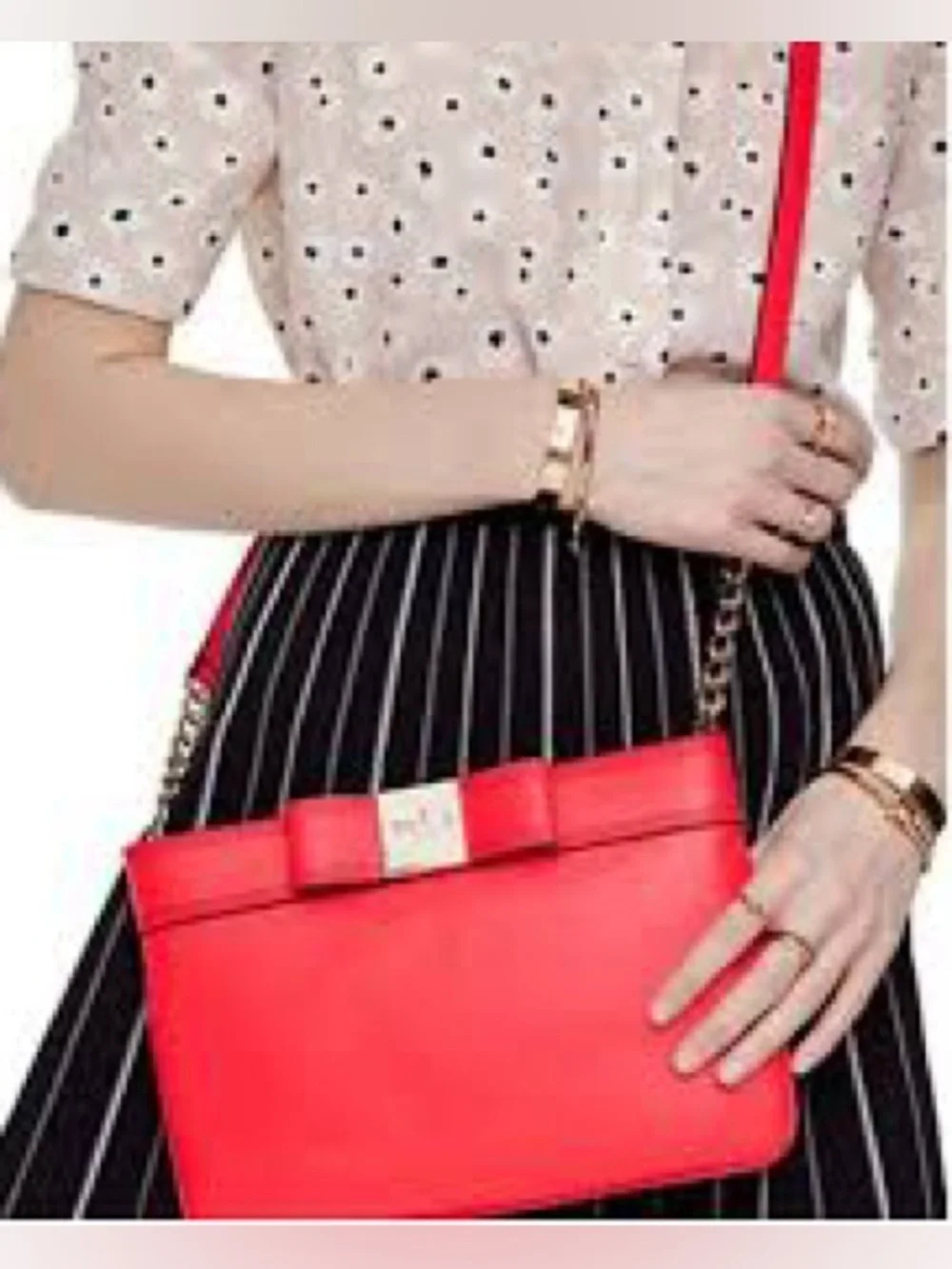 Kate Spade New York Primrose Hill Arica Leather‎ Bow Crossbody